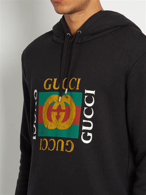 black sweater gucci|black gucci hoodie.